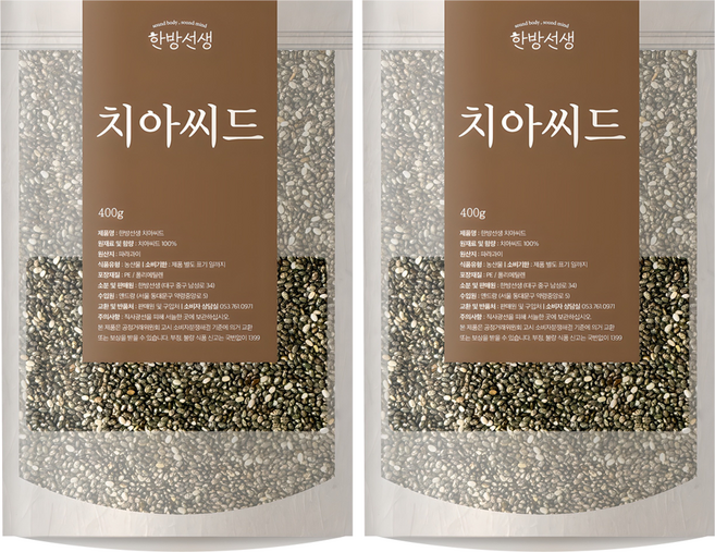 한방선생 치아씨드, 400g, 2개