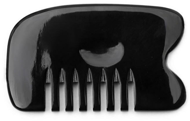 물소뿔 빗괄사, 1개