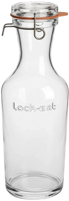 Luigi Bormioli Lock Eat可拆式玻璃瓶 277mm 透明, 1.096L, 1瓶