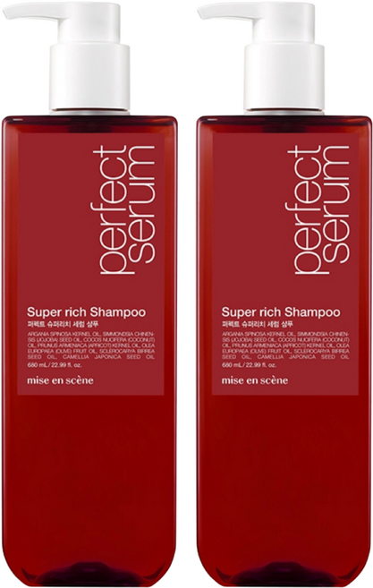 mise en scene 魅尚萱 完美深層修護洗髮精, 680ml, 2瓶