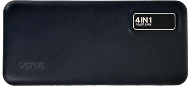ASPOR 4合1自帶線行動電源 13000mAh, A300, 顏色隨機