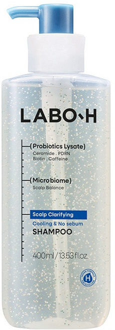 LABO-H 頭皮清涼控油功能性洗髮精, 1個, 400ml