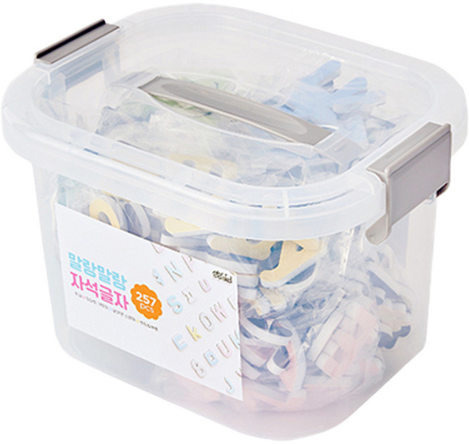 상상아띠 말랑말랑 자석글자세트 한글자석퍼즐, 1개, 257피스