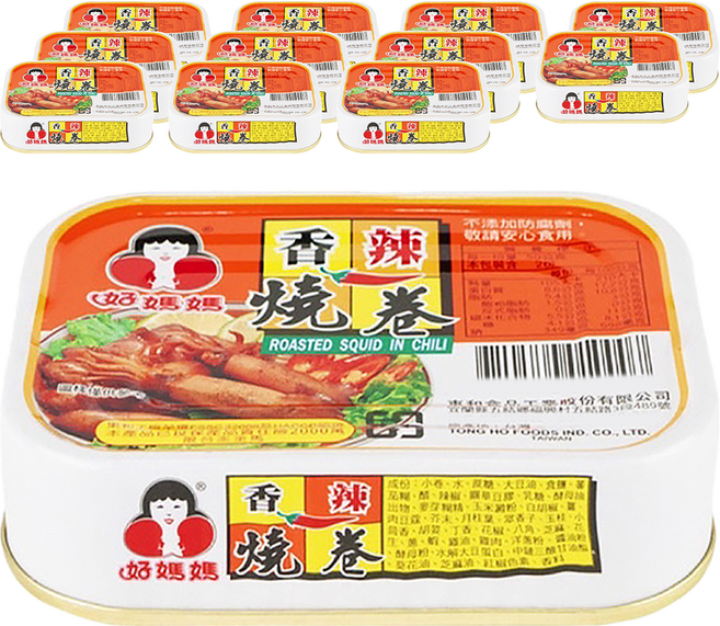 東和食品 How Mama 香辣燒卷罐頭, 100g, 12罐