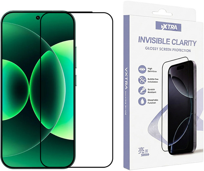 vXTRA 飛創 智慧型手機 滿版 鋼化玻璃貼 小米 Xiaomi 17 全膠貼合 9H 亮面 1個