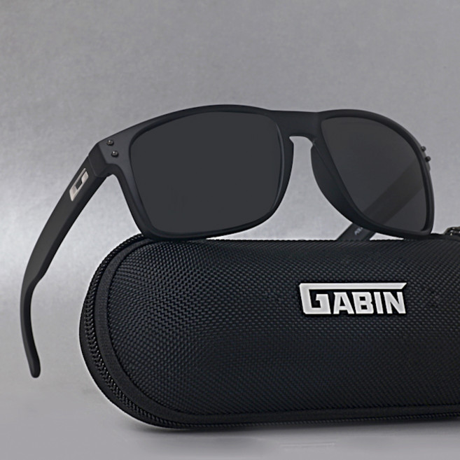 gabin 大碼偏光運動太陽眼鏡 G30, C1 黑色 黑色
