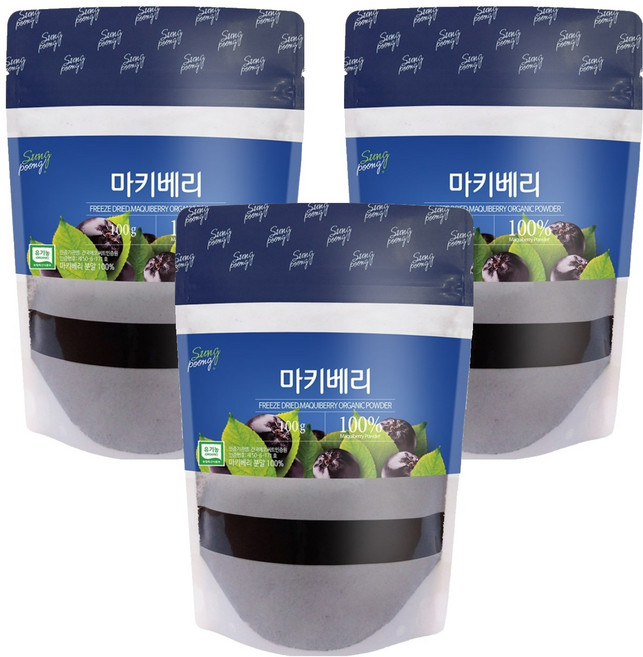 성풍 마키베리 분말, 100g, 3개