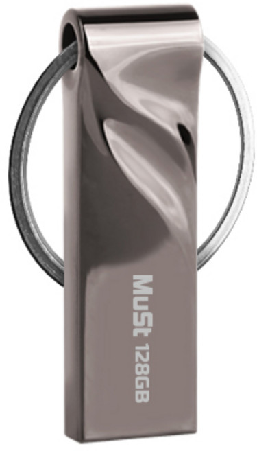 뮤스트 웨이브링 블랙 USB메모리 WAVERING USB, 128GB, 1개