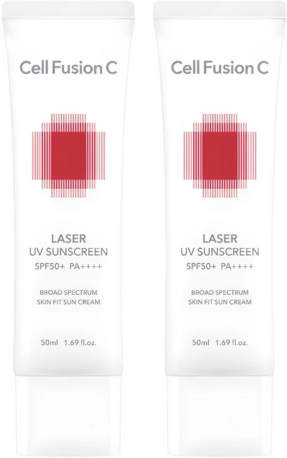 셀퓨전씨 레이저 유브이 썬스크린 SPF50+ PA++++, 50ml, 2개 - 쿠팡