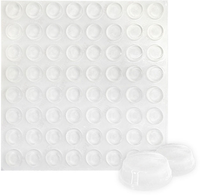 월드크린 소음 방지 충격 완화 투명 범폰 범퍼 실리콘 스티커, 1개