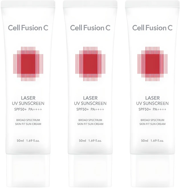 셀퓨전씨 레이저 유브이 썬스크린 SPF50+ PA++++, 50ml, 3개 - 쿠팡