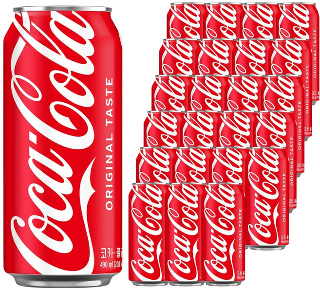 코카콜라 오리지널, 490ml, 24개
