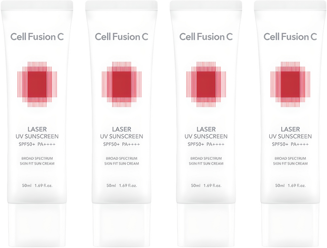 셀퓨전씨 레이저 유브이 썬스크린 SPF50+ PA++++, 50ml, 4개