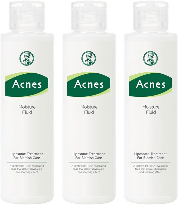 아크네스 모이스처 플루이드, 150ml, 3개