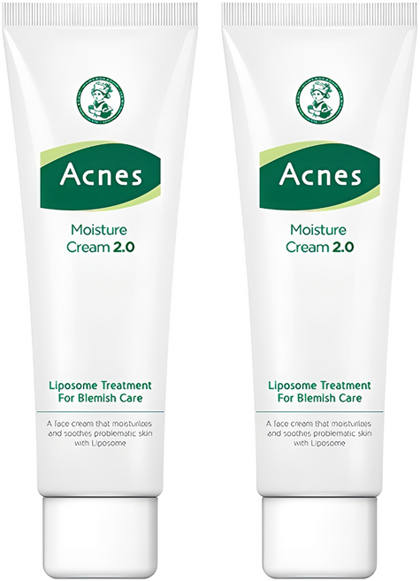 아크네스 모이스처 크림 2.0, 60ml, 2개