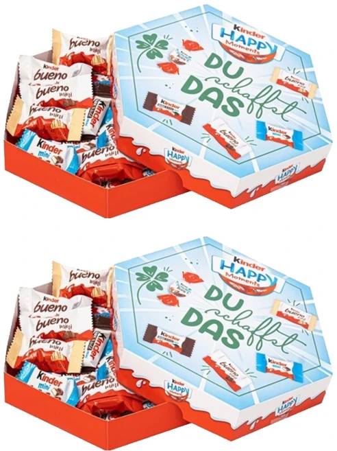 킨더 해피 모먼츠 미니 믹스 초콜릿, 2개, 161g - 쿠팡