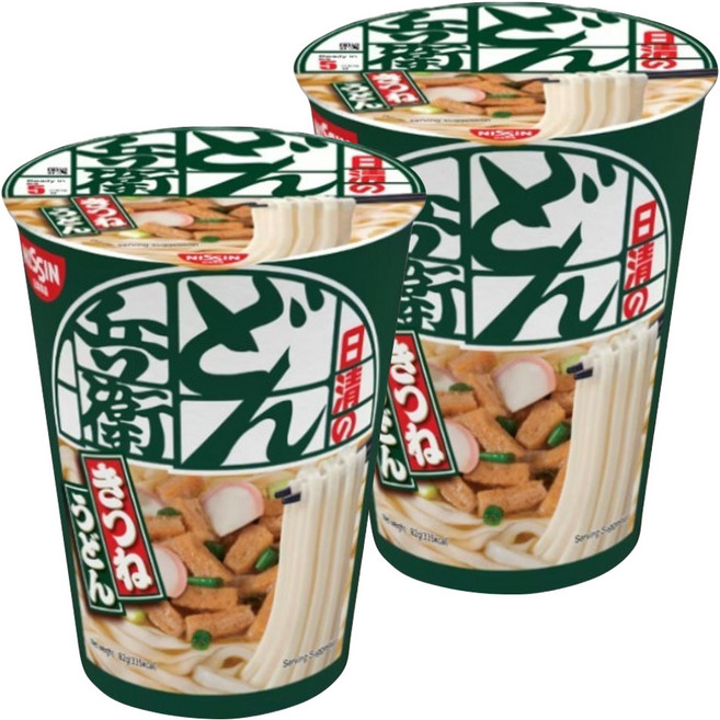 닛신 돈베이 키츠네 유부 우동 82g, 2개