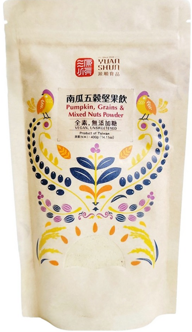 源順食品 南瓜五穀堅果飲, 400g, 1入, 1包