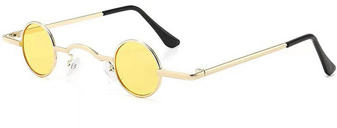 팡파티 인싸 선글라스, 옐로우, 1개