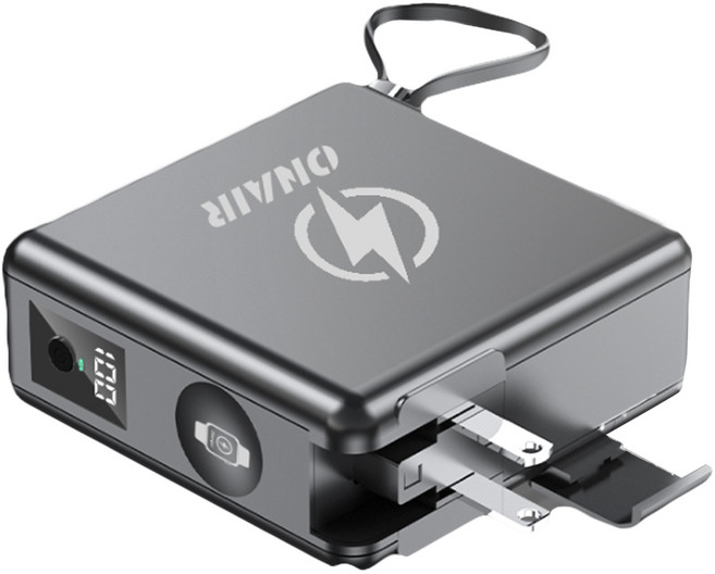 台灣 ONAIR 可充手錶閃電快充萬能充行動電源 15000mAh, 黑色, F12A