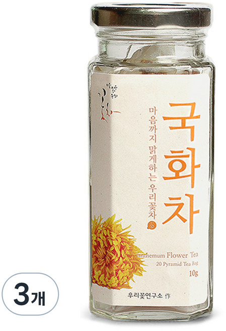 마음맑은우리꽃차 국화 차, 500mg, 20개입, 3개