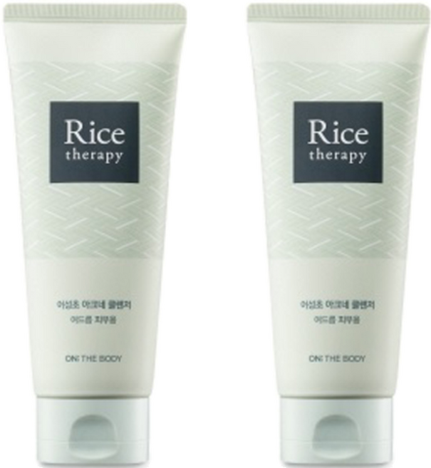 온더바디 라이스테라피 어성초 아크네 폼 클렌저, 150g, 2개