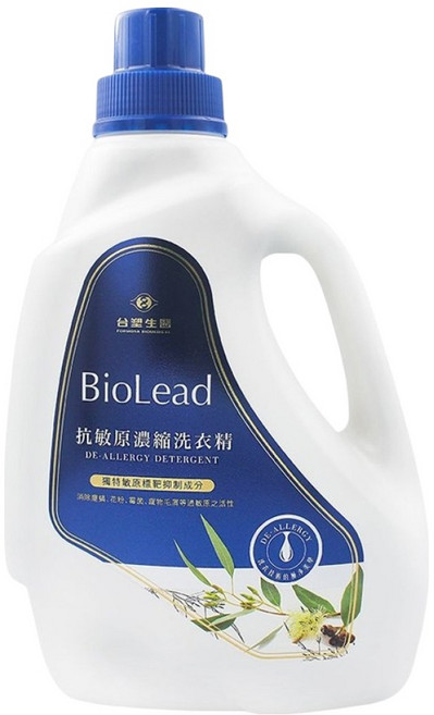 台塑生醫 BioLead 抗敏原濃縮洗衣精, 2kg, 1瓶