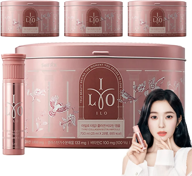 아일로 동아제약 타입1 콜라겐 비오틴 앰플 28p, 28회분, 4개 - 쿠팡
