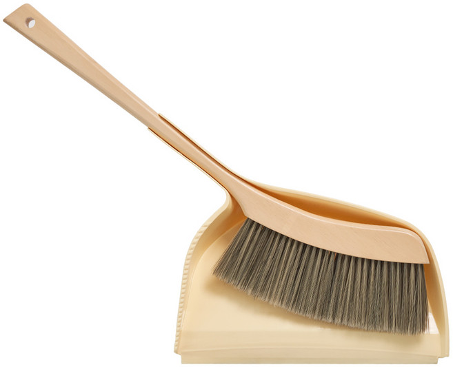 홈앤미 기러기 방 빗자루 세트, 1세트, 베이지