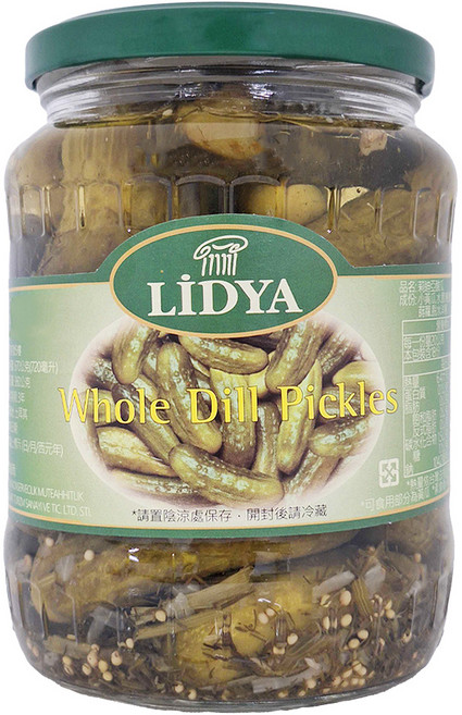 LIDYA 莉迪亞 酸瓜, 720ml, 1罐