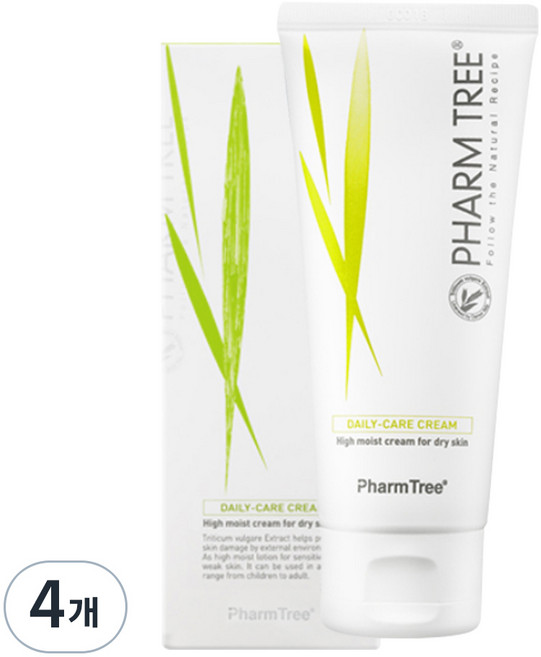 팜트리 데일리 케어 크림, 4개, 100ml