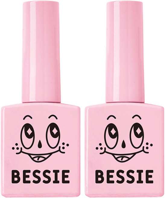 BESSIE 컬러 젤, P04 사춘기 분홍, 11ml, 2개