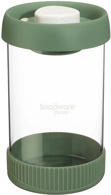 Corelle Brands 康寧餐具 Snapware 按壓真空玻璃儲物罐, 容器 + 蓋子, 1組