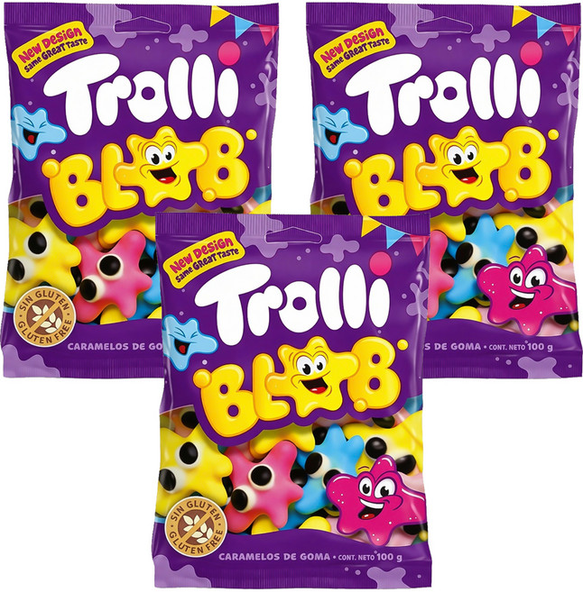 Trolli 多利軟糖 海星造型, 100g, 3個