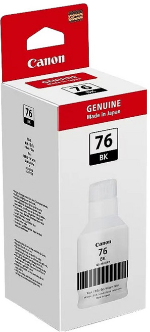Canon 佳能 原廠墨水 GI-76 黑色 170ml, 1瓶