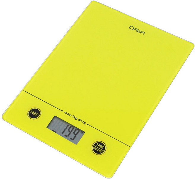 다와 디지털 가정용 주방저울, 1kg, 그린, DK-5000