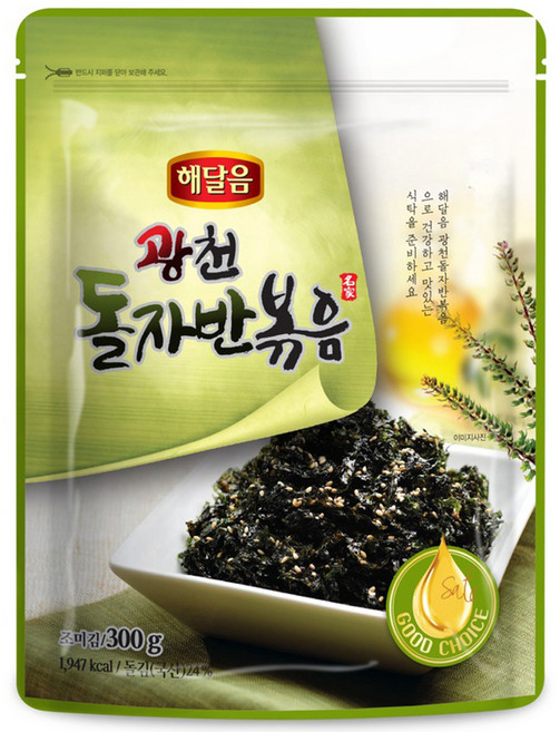 해달음 광천 조미김 돌자반볶음, 300g, 1개