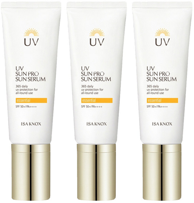 이자녹스 UV 선 프로 365 에센셜 선세럼 SPF50+ PA++++, 3개, 40ml