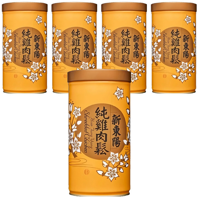 新東陽 純雞肉鬆, 225g, 5罐