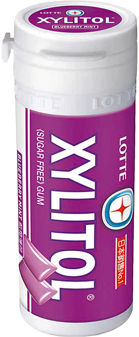 XYLITOL 藍莓薄荷 口香糖, 26.1g, 1罐