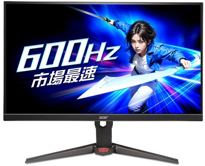 acer 宏碁 24.1" 電競 顯示器 16:9 TN Panel 黑 XV240 F6 600Hz 0.1ms FHD HDR400