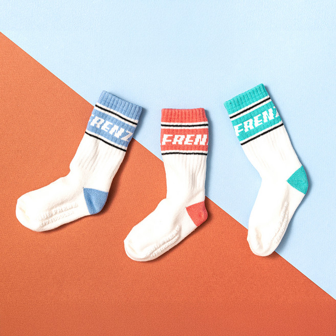 폴프랜즈 아동용 원사이즈 양말 3켤레 세트 아이븐