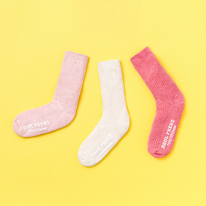 폴프랜즈 아동용 원사이즈 양말 줄리안 3켤레 세트