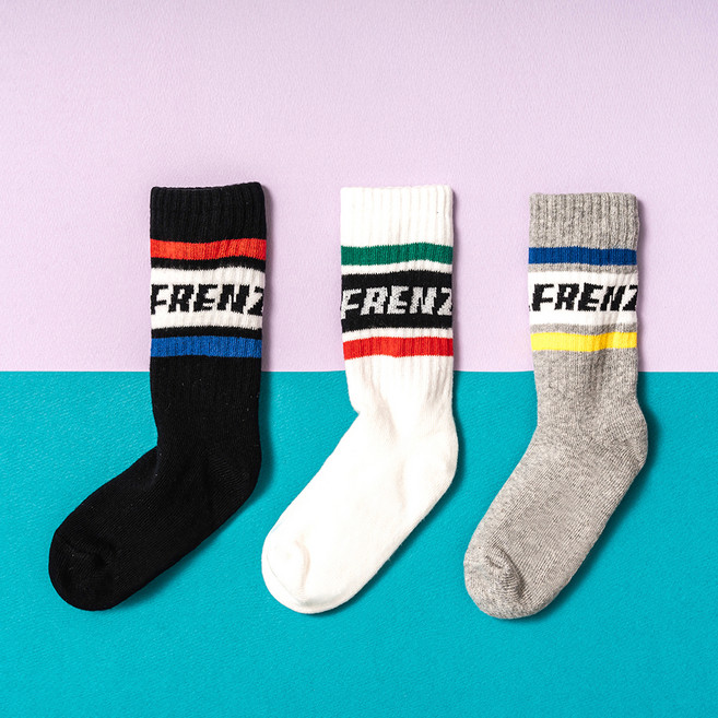 폴프랜즈 아동용 원사이즈 양말 3켤레 세트 윌릭스