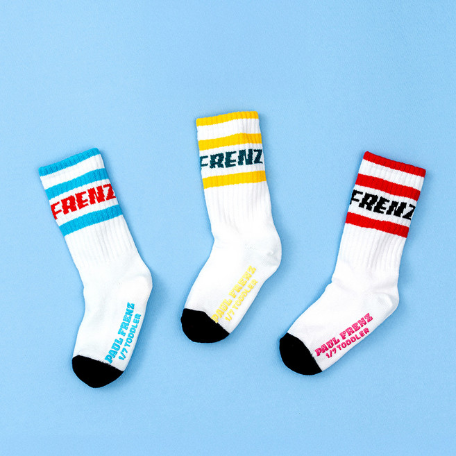 폴프랜즈 아동용 원사이즈 양말 3켤레 세트 버디