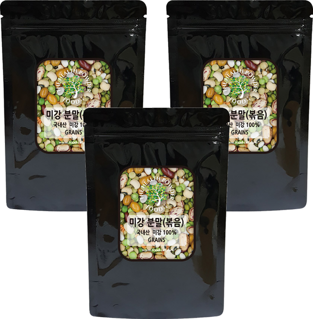 學童 韓國產焙炒米糠粉, 1.2kg, 3個