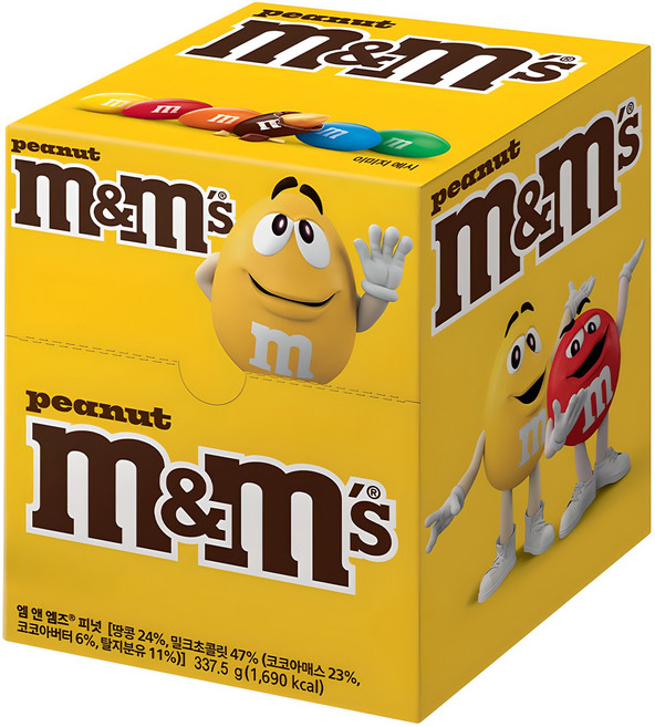 엠앤엠즈 피넛 픽앤믹스 초콜릿, 337.5g, 1개