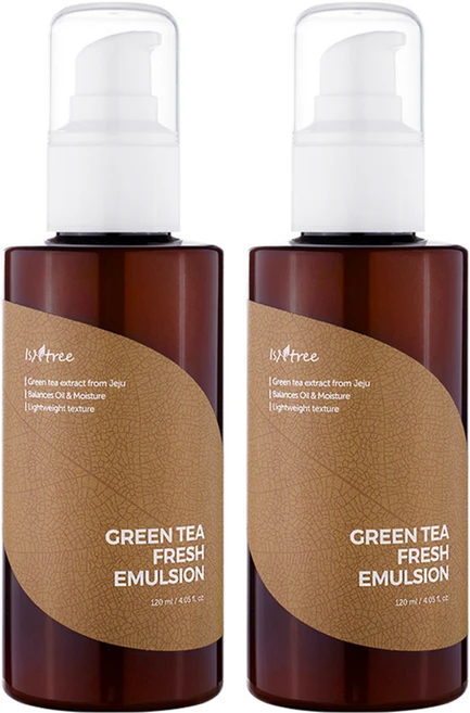 이즈앤트리 그린티 프레쉬 에멀전, 120ml, 2개 - 쿠팡