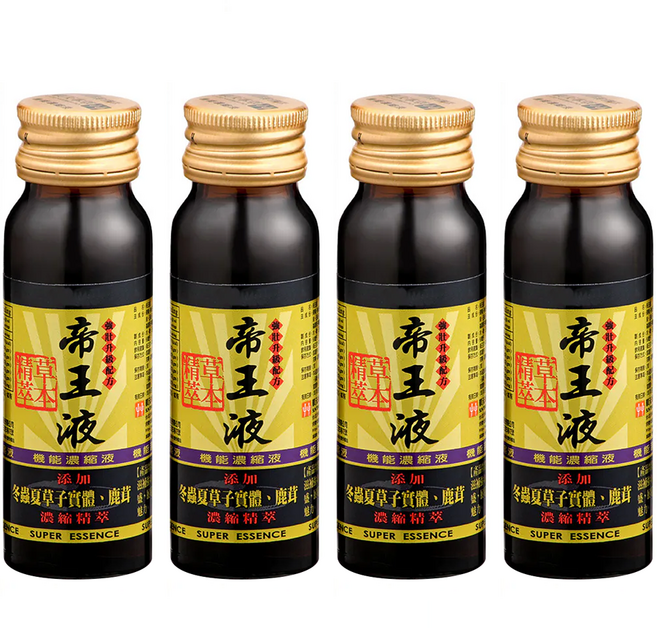 順天本草 帝王液 機能濃縮液, 50ml, 4瓶
