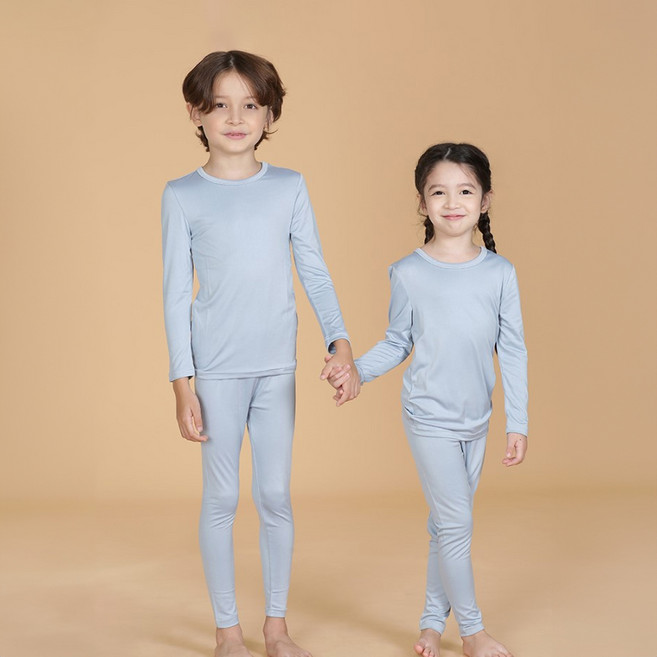 보누맘 아동용 웜히트텍 발열 실내복 상하세트